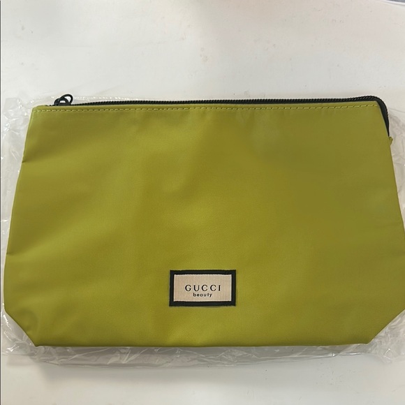Gucci Beauty Lime Green Pouch